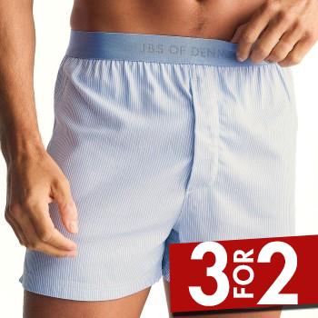 JBS of Denmark 2P Boxershorts Lyseblå X-Large Herre