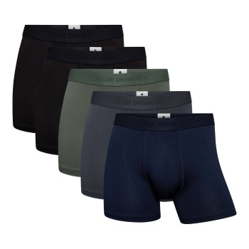 JBS of Denmark 5P Tights Boxers Multi Flerfarvet Large Herre