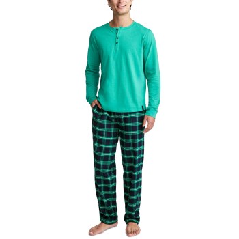 Jockey Pyjama 11 Mix Cotton Grøn bomuld Large Herre