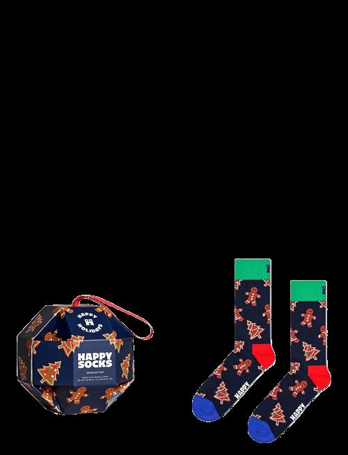 Happy Socks | 1-Pack Gingerbread Cookies Socks Gift Set | 41-46