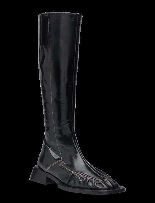 MIISTA | Pats Raw Black Boots | 41