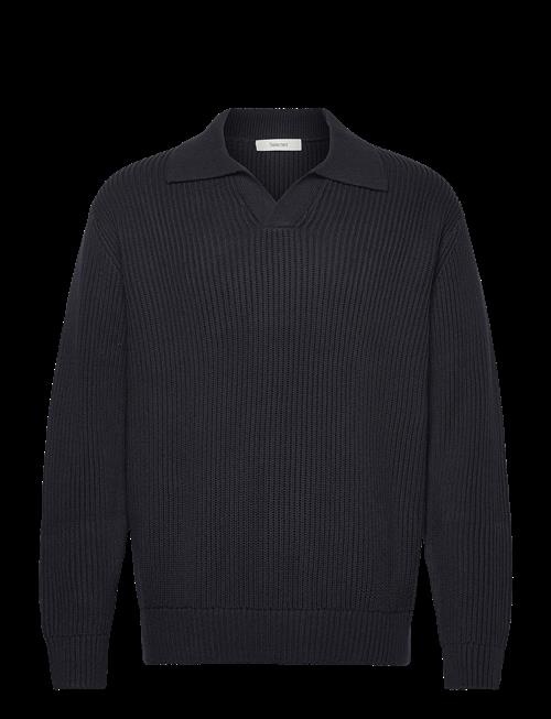 Selected | Slhdry Ls Knit Relaxed Open Polo | XXL