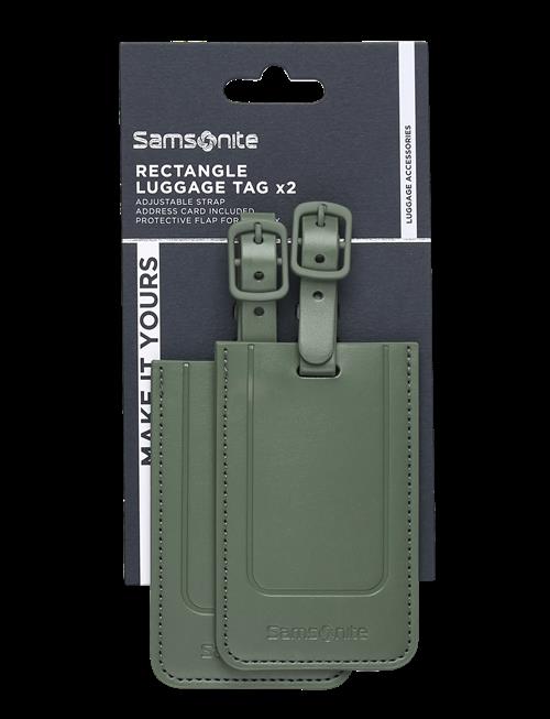 Samsonite | Rectangle Luggage Tag X2 | ONE SIZE