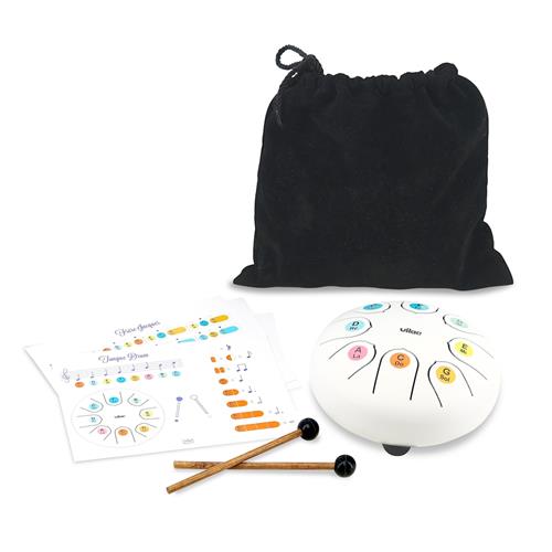 Vilac Tongue Drum Musikinstrument White  White One Size  Hvid  One Size  unisex