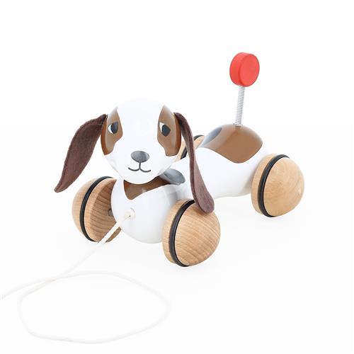 Vilac Pullalong  Dog  Sotsix White One Size  Hvid  One Size  unisex