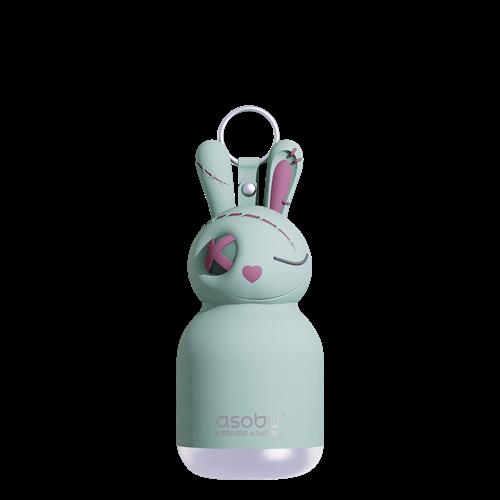 Asobu Bestie Spookies Vandflaske Mini Undead Bunny  Green One Size  Grøn  One Size  unisex