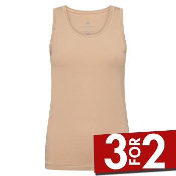 JBS of Denmark Bamboo Top Wide Straps Beige X-Large Dame