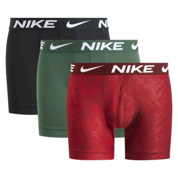 Nike 9P Everyday Essentials Micro Boxer Brief Rød Mønster  polyester X-Large Herre