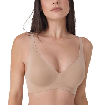 sassa BH Bonded Micro Soft Bra Sand X-Large Dame