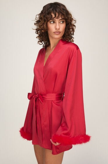 Hunkemöller Kimono Noelle Rød