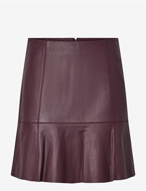 YAS | Yascolly Mw Naplon Leather Skirt Noos | L