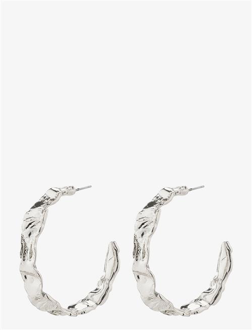 Pilgrim | Julita Semi-Hoop Earrings Silver-Plated | ONE SIZE