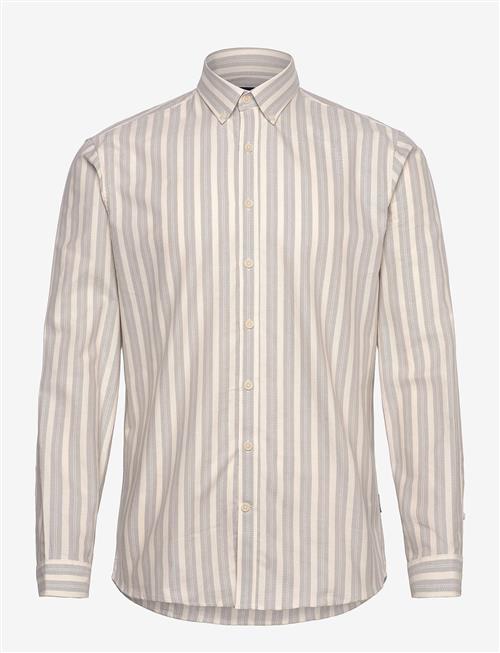 Lindbergh | Striped Oxford Shirt L/S | M