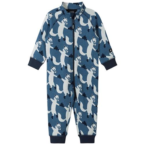 Reima Fleeceheldragt, Myytti - Blue Ocean 74 cm  Blå  74 cm  unisex