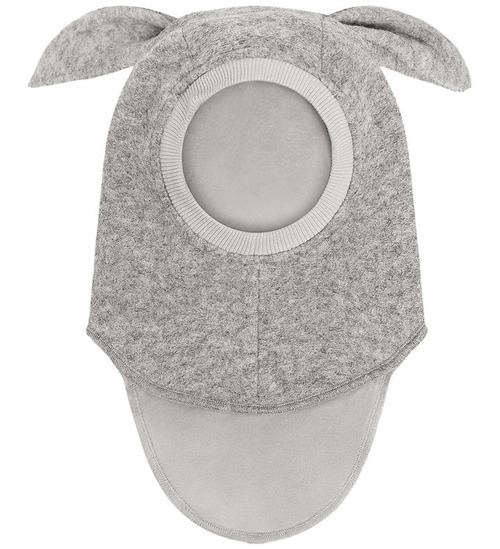 Huttelihut Elefanthue - Uld - 2-lags - Medium Grey Melange