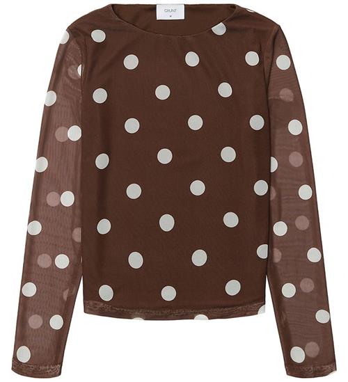 Grunt Bluse - Mesh - GrHali - Brown