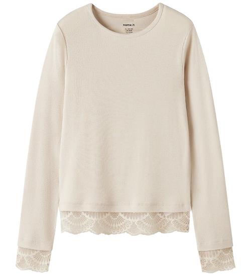Name It Bluse - Slim - NkfRosima - Birch