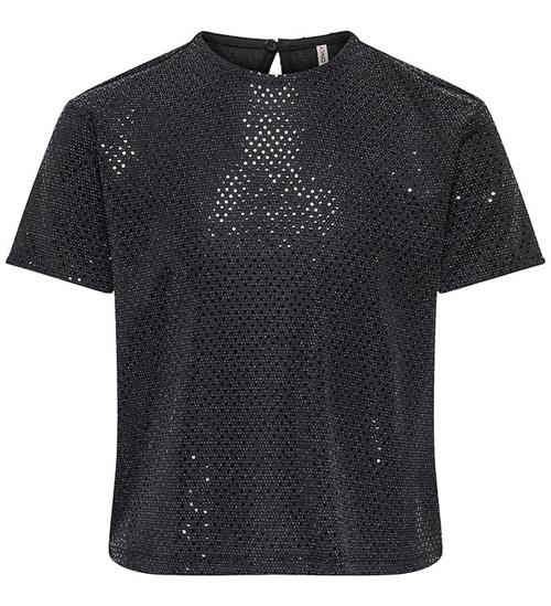 Only Top - Kogdazzling - Black/Silver Lurex/Black Sequins