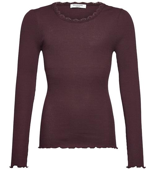 Rosemunde Bluse - Rib - RkBalta - Ganache m. Blonder