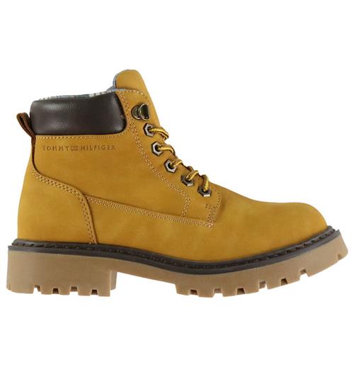 Tommy Hilfiger Støvler - Ochre/Dark brown