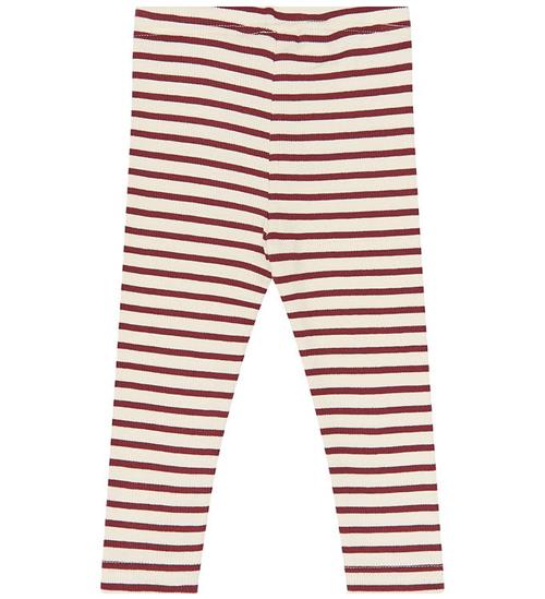 Petit Piao Leggings - Rib - PpSky - Syrah striped