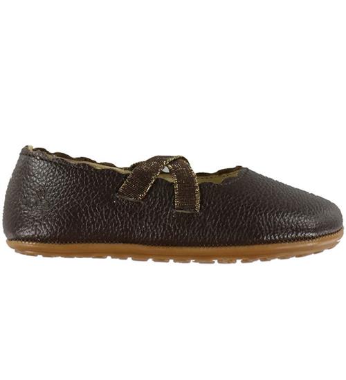 Bundgaard Ballerina Hjemmesko - Tamara - Barfod - Dark Brown