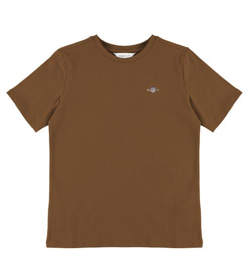 GANT T-shirt - Shield - Roasted Walnut