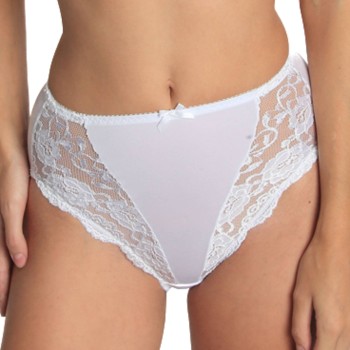sassa Trusser Classic Lace Shaping Brief Hvid polyamid 38 Dame
