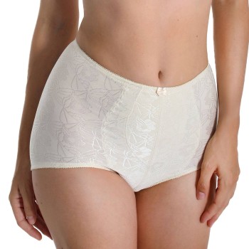 sassa Trusser Shiny Jacquard Shaping Brief Champagne polyester 48 Dame