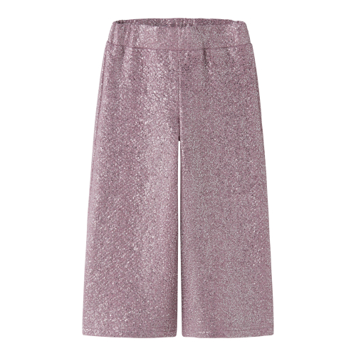 NAME IT Glimmer Wide Sweatpants Ditsia Mauve Shadows