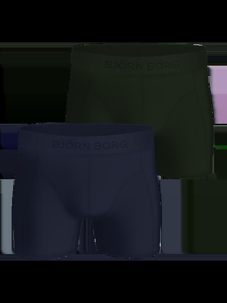 Björn Borg Premium Silk Modal Boxers 2-pack Grøn, XS