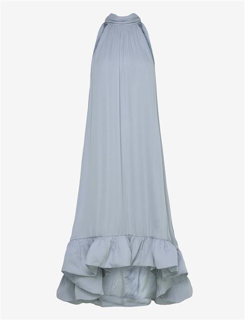 Malina | Sabrina Halterneck Ruffled Midi Dress | S