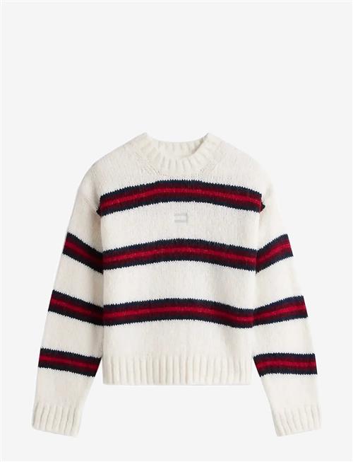 Tommy Jeans | Tjw Badge Stripe Fluffy Sweater | M