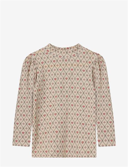 Fliink | Kelly Heart Ls Puff Blouse | 12 M