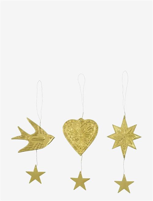 house doctor | Christmas Ornament, Hdbird, Star, H | 8.5X18X1CM