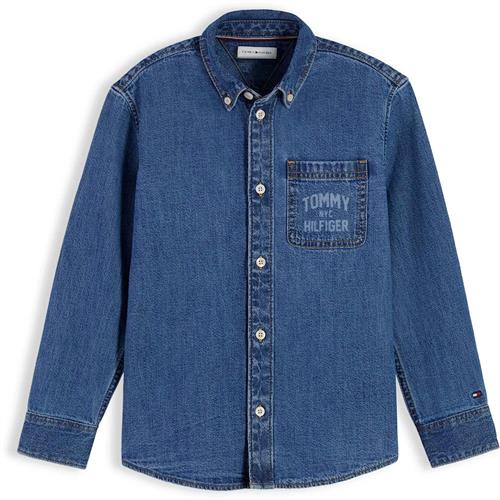Tommy Hilfiger Denimskjorte Medium 02  Medium 02 4 Y  Blå  4 år  unisex
