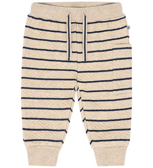 Hust and Claire Sweatpants - HcGorden Striped - Biscuit