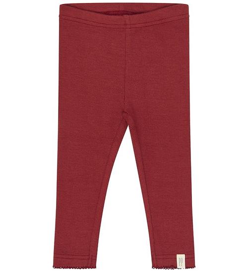Petit Piao Leggings - Rib - Bomuld/Modal - PpSea - Syrah
