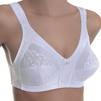 sassa BH Classic Functional Soft Bra Hvid polyester D 90 Dame