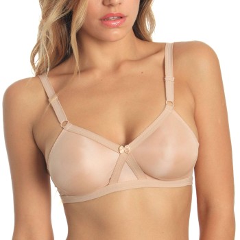 sassa BH Cross Back Soft Bra Beige polyamid C100 Dame