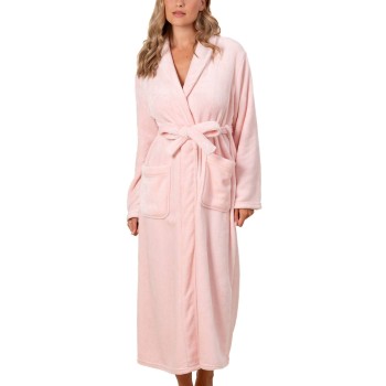 Trofé Trofe Silkfleece Robe Rosa polyester Medium Dame