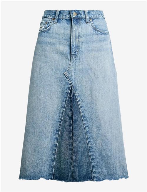 Polo Ralph Lauren | Paneled Denim A-Line Skirt | 26