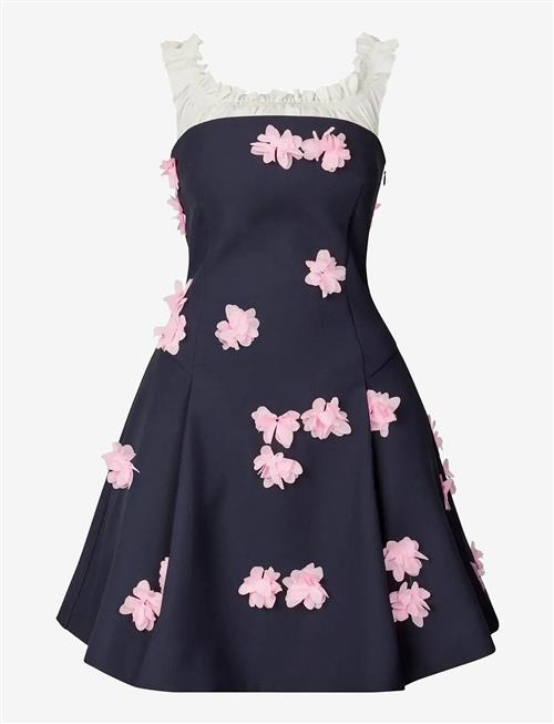 STINE GOYA | Double Sided Crepe, Off Shoulders Short Dress | L