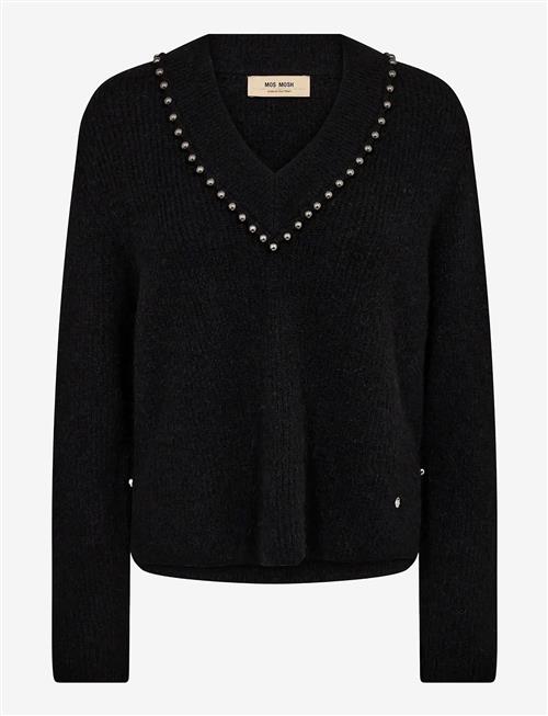 MOS MOSH | Mmzora V-Neck Bead Knit | XL