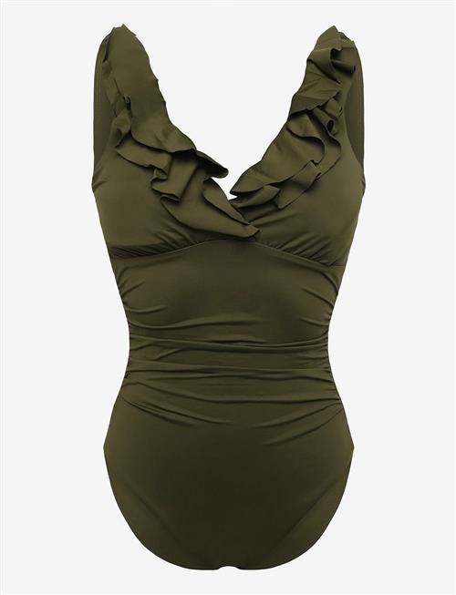 Lauren Ralph Lauren Swimwear | Lrl Beach Club Ruffle Surplice Uw S | 42