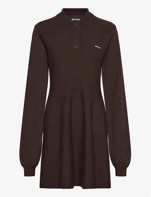 ROTATE | Slinky Knit Polo Dress | XL