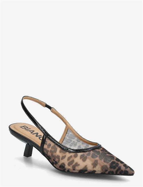 Bianco | Biakristin Kitten Heel Slingback Mesh | 37