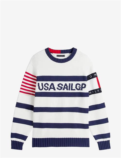 Tommy Hilfiger | Us Sailgp Marine Stripe Crewneck | M