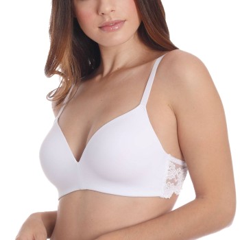 sassa BH Classic Lace Padded Soft Bra Hvid polyamid B 75 Dame