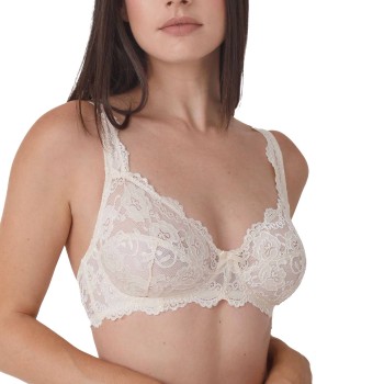 sassa BH Classic Lace Soft Bra Perlhvid polyamid B 80 Dame